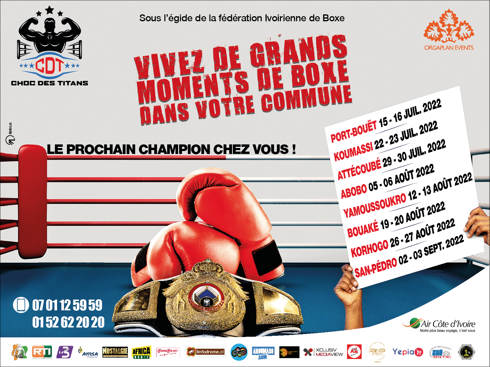 Boxe Choc des Titans